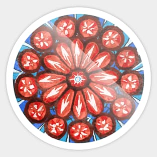 The OA Rose Window Sticker